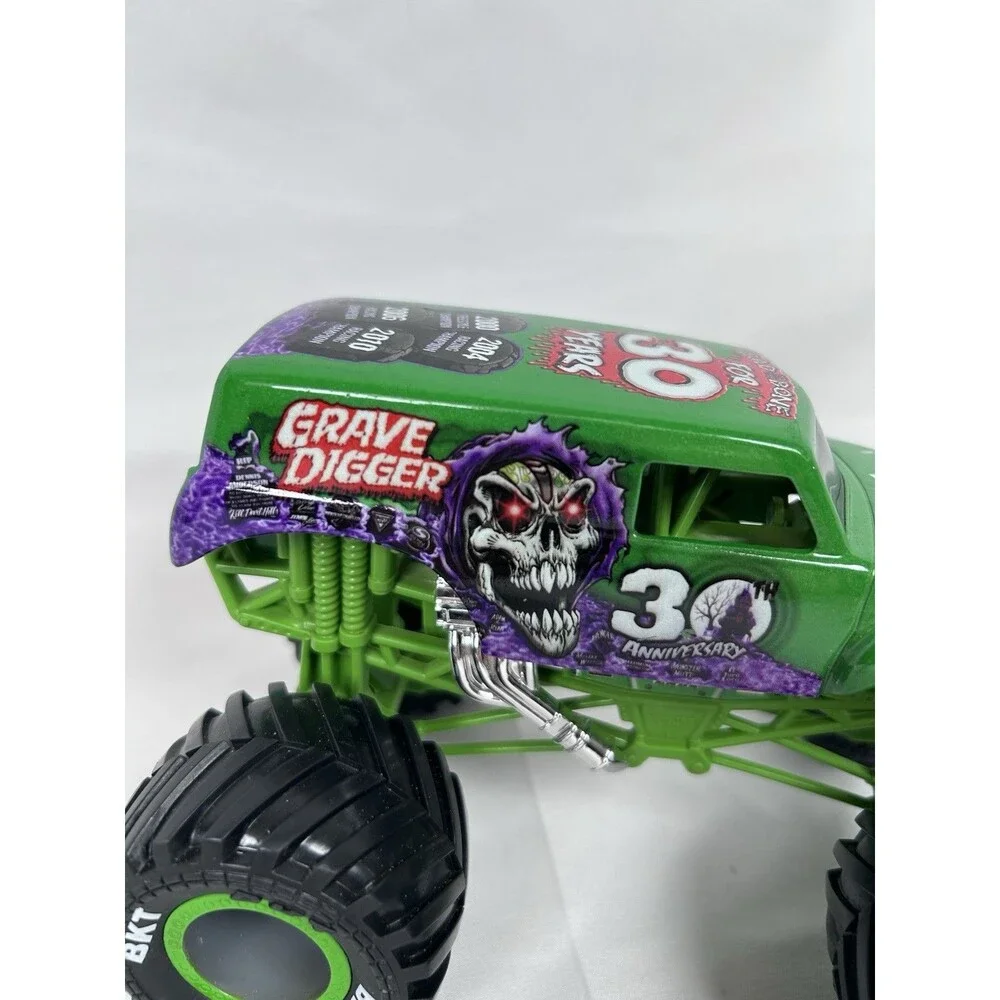 Monster Jam Grave Digger 30th Anniversary Monster Truck Green Bad to the Bone